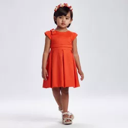 Elegáns kislány ruha MAYORAL 3930-095 persimo