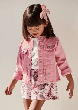MAYORAL kislány farmer kabát 3427-077 blush