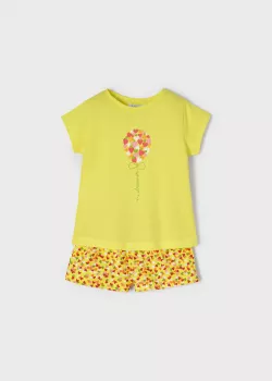 MAYORAL kislány pizsama szett 3751-019 yellow