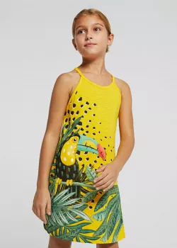MAYORAL nyári kislány ruha 6990-087 citrus