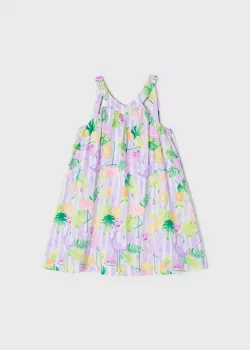 MAYORAL nyári kislány ruha 3951-031 lilac