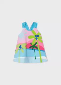 MAYORAL nyári kislány ruha 1940-018 tyrkys