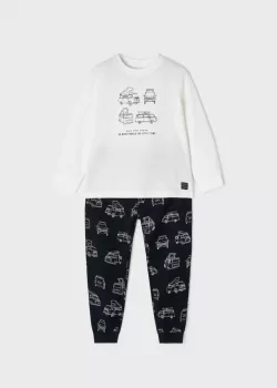 MAYORAL fiú pizsama szett 4753-064 black