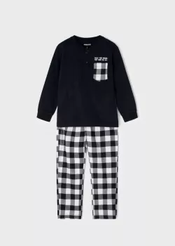 MAYORAL fiú pizsama 4754-068 black