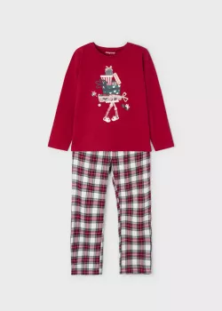 MAYORAL kislány pizsama szett 4759-080 red