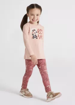 MAYORAL 2 db-os szett póló+legging 4777-018 rose