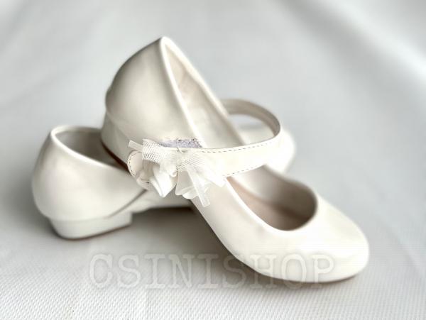 Fehér alkalmi kislány cipö 
