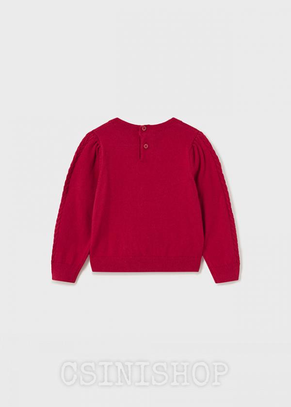 MAYORAL hosszúujju lány pulóver 2312-038 red