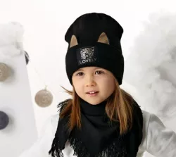 Kötött sapka és sál