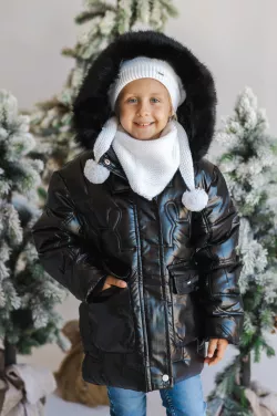 Vízálló kislány téli kabát
