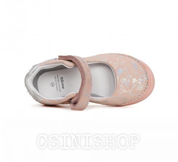D.D.STEP bőr kislány balerina cipö 