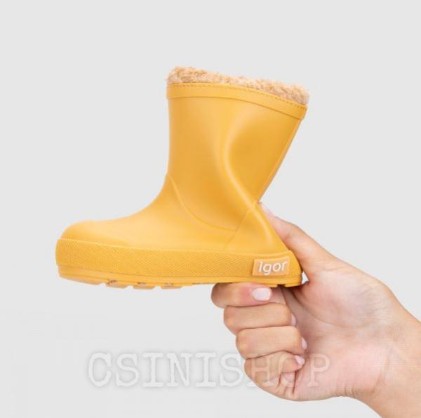 IGOR melegített gyermek barefoot gumicsizma