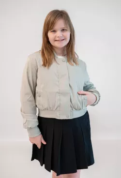 Átmenteti kislány Bomber kabát