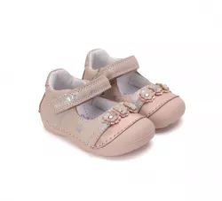 D.D.STEP bőr kislány balerina cipö
