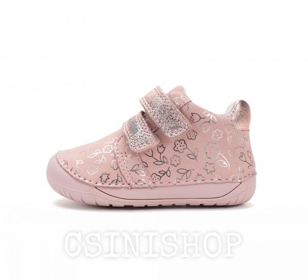 D.D.STEP BAREFOOT bőr kislány cipő