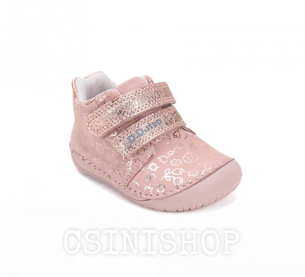 D.D.STEP BAREFOOT bőr kislány cipő