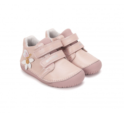 D.D.STEP BAREFOOT bőr kislány cipő