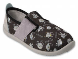 BEFADO SOFTER barefoot kisfiú vászon papucs