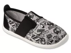 BEFADO SOFTER barefoot kisfiú vászon papucs