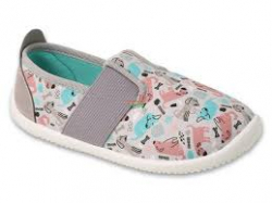 BEFADO SOFTER barefoot kislány vászon papucs