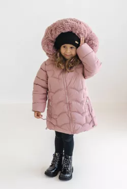 Vízálló kislány téli kabát