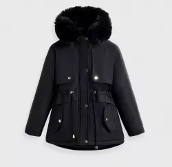 Kislány télikabát müszörmével