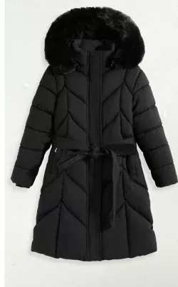 Exkluzív kislány téli kabát müszörmével