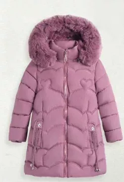 Vízálló kislány téli kabát