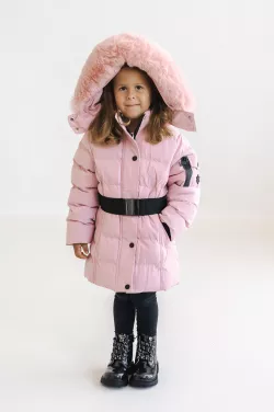 Vízálló kislány téli kabát