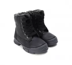 D.D.STEP bőr gyerek téli csizma