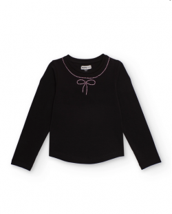 Hosszúujjú kislány   polo black