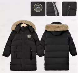 Fiú hosszított parka kapucnival