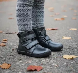 BAREFOOT vízálló kisfiú melegített cipő PRO-tex