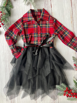 Kislány karácsonyi ruha