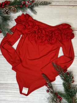 Hosszúújjú fodros kislány bady