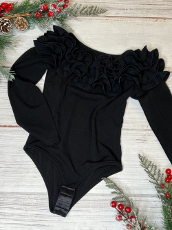 Hosszúújjú fodros kislány bady