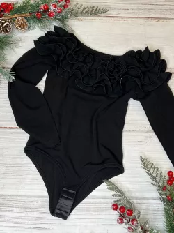 Hosszúújjú fodros kislány bady