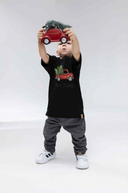 Karácsonyi kisfiú pamut felsö